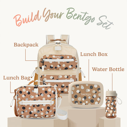 Bentgo®️ Kids Backpack - Whimsy & Wonder - Spots and Dots | Perfect Backpack To Build Your Bentgo Set
