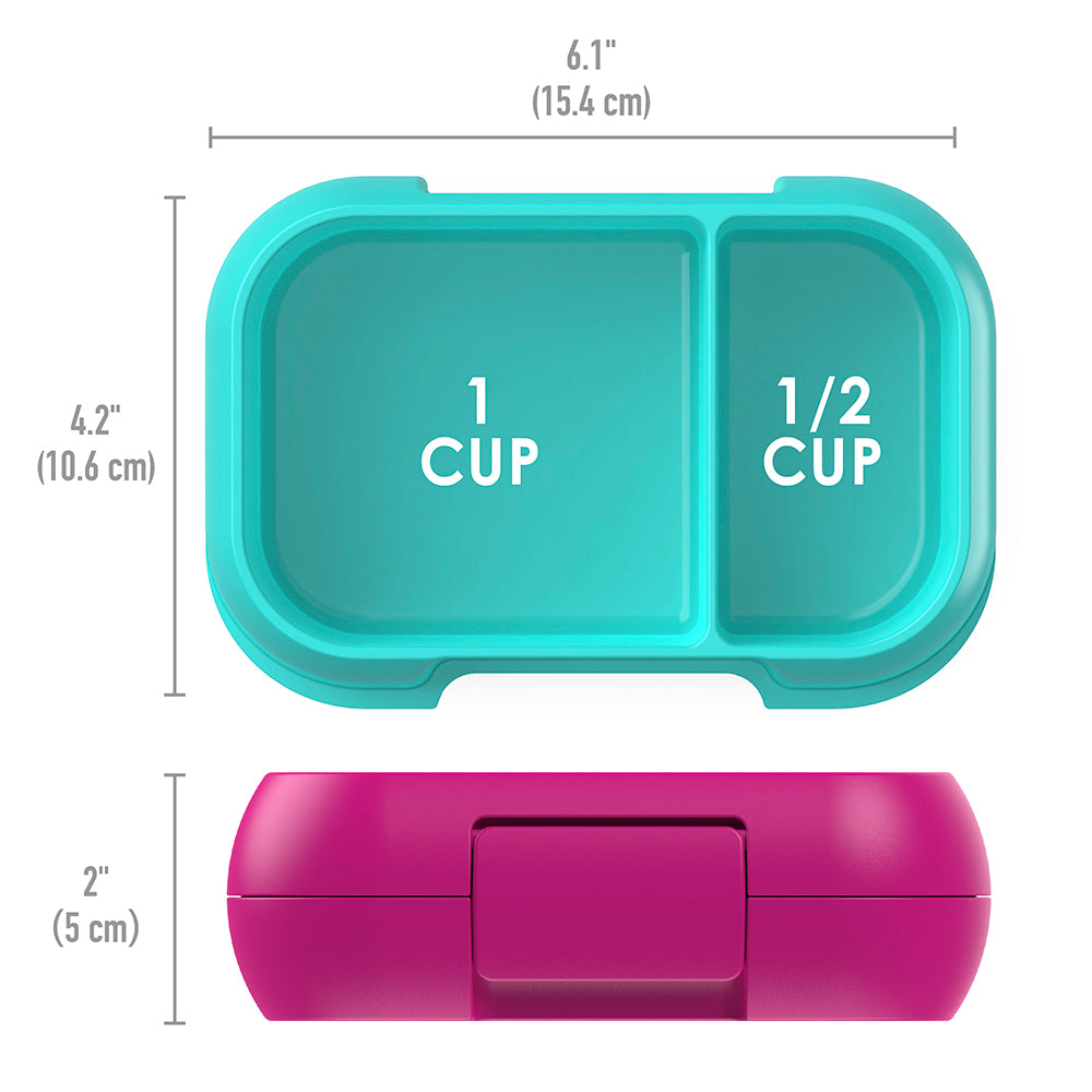 Bentgo® Chill Kids Lunch & Snack Box - Fuchsia/Teal