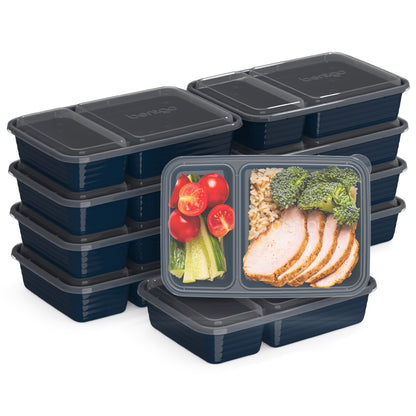 Bentgo Prep 2-Compartment Meal Prep Containers (20-Piece)