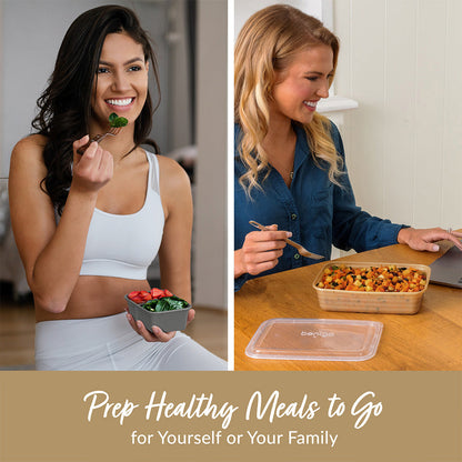 Bentgo® Prep 60-Piece Variety Meal Prep Kit - Gleam Metallics | Prep Healthy Meals To Go For Yourself Or Your Family