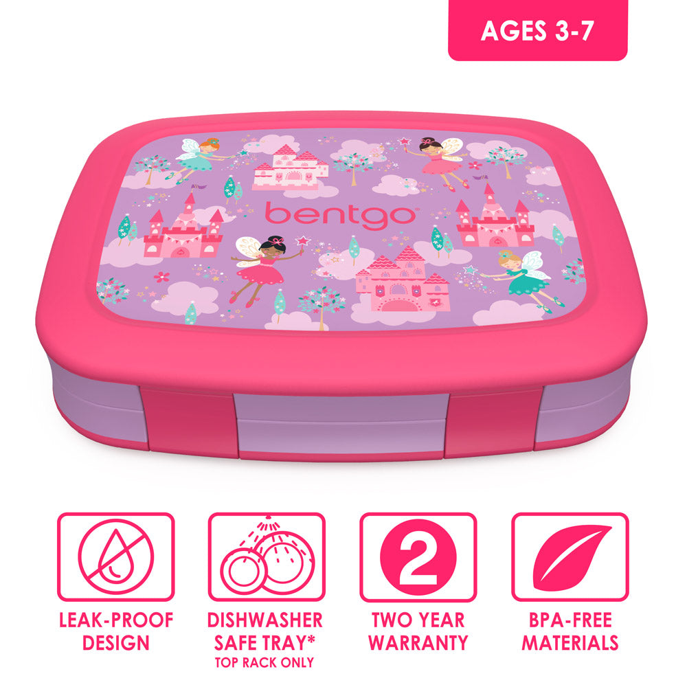 Bentgo® Kids Lunch Box, Bag, & Ice Packs | Fairies