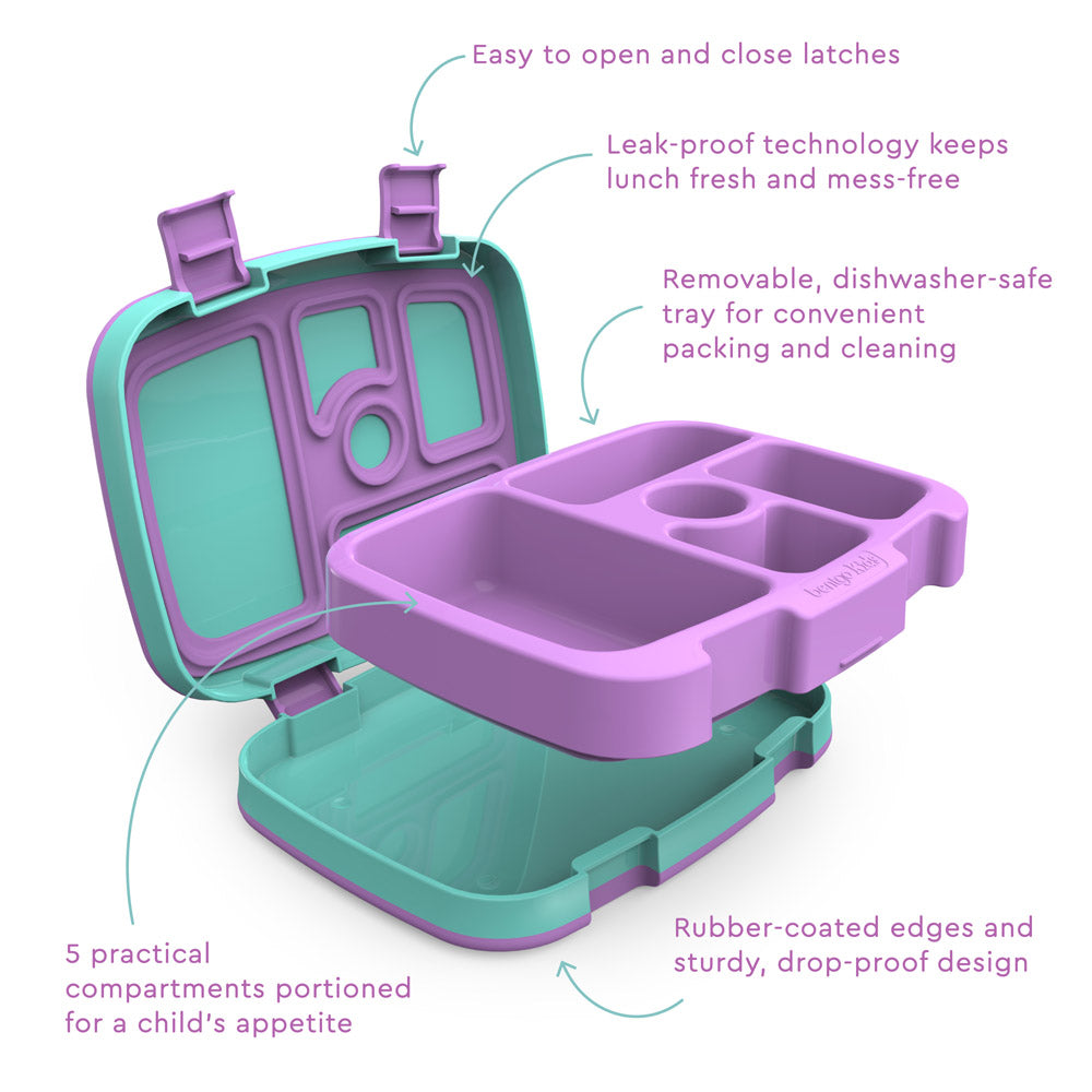 Bentgo® Kids Lunch Box, Bag, & Ice Packs | Mermaid Scales