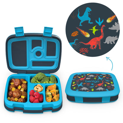 Bentgo Kids Prints Lunch Box & Backpack - Dinosaur